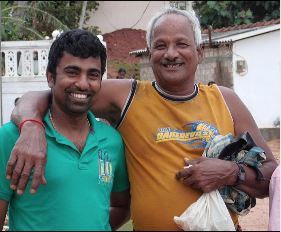 Nuga und tamilischer Fischer