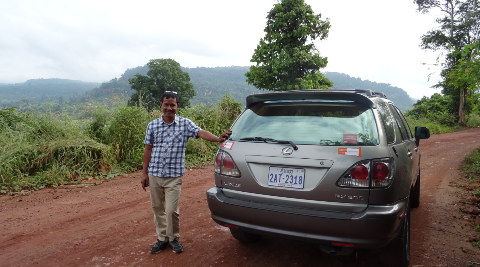 Unser Fahrer in Kambodscha