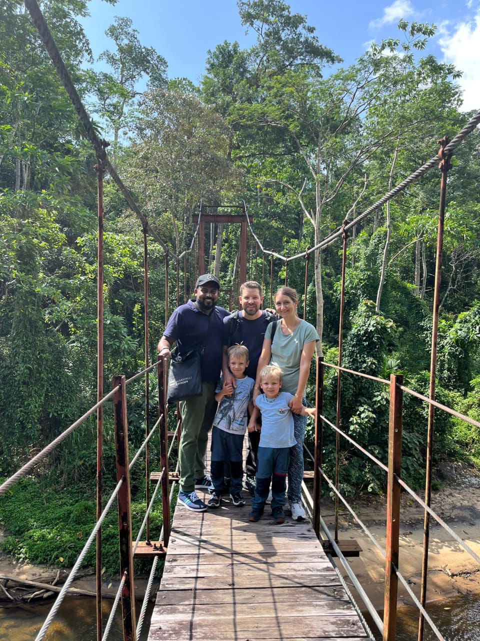 Kasun auf Familientour in Sri Lanka